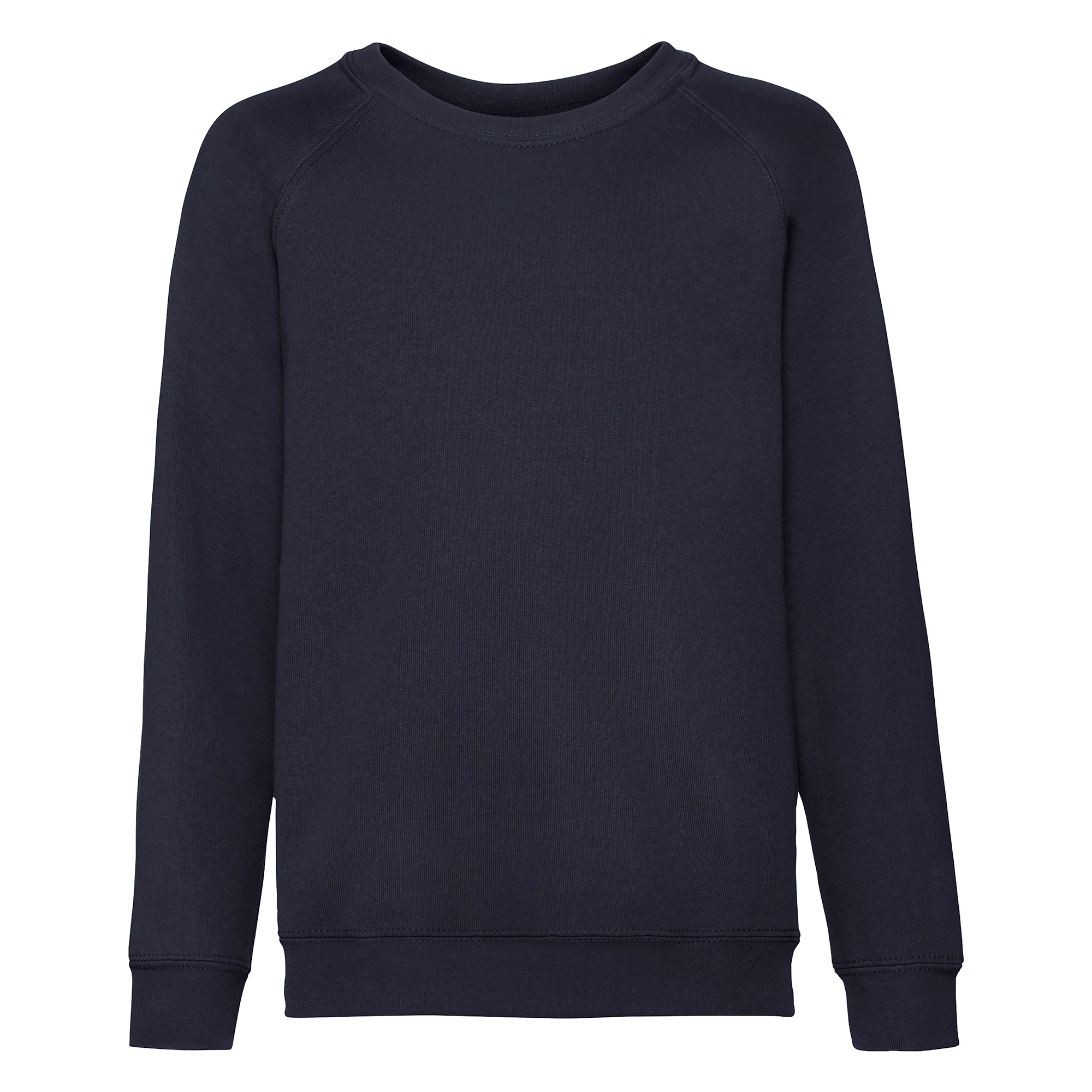 Fruit of the Loom Kinder Classic Raglan Sweat in Deep Navy