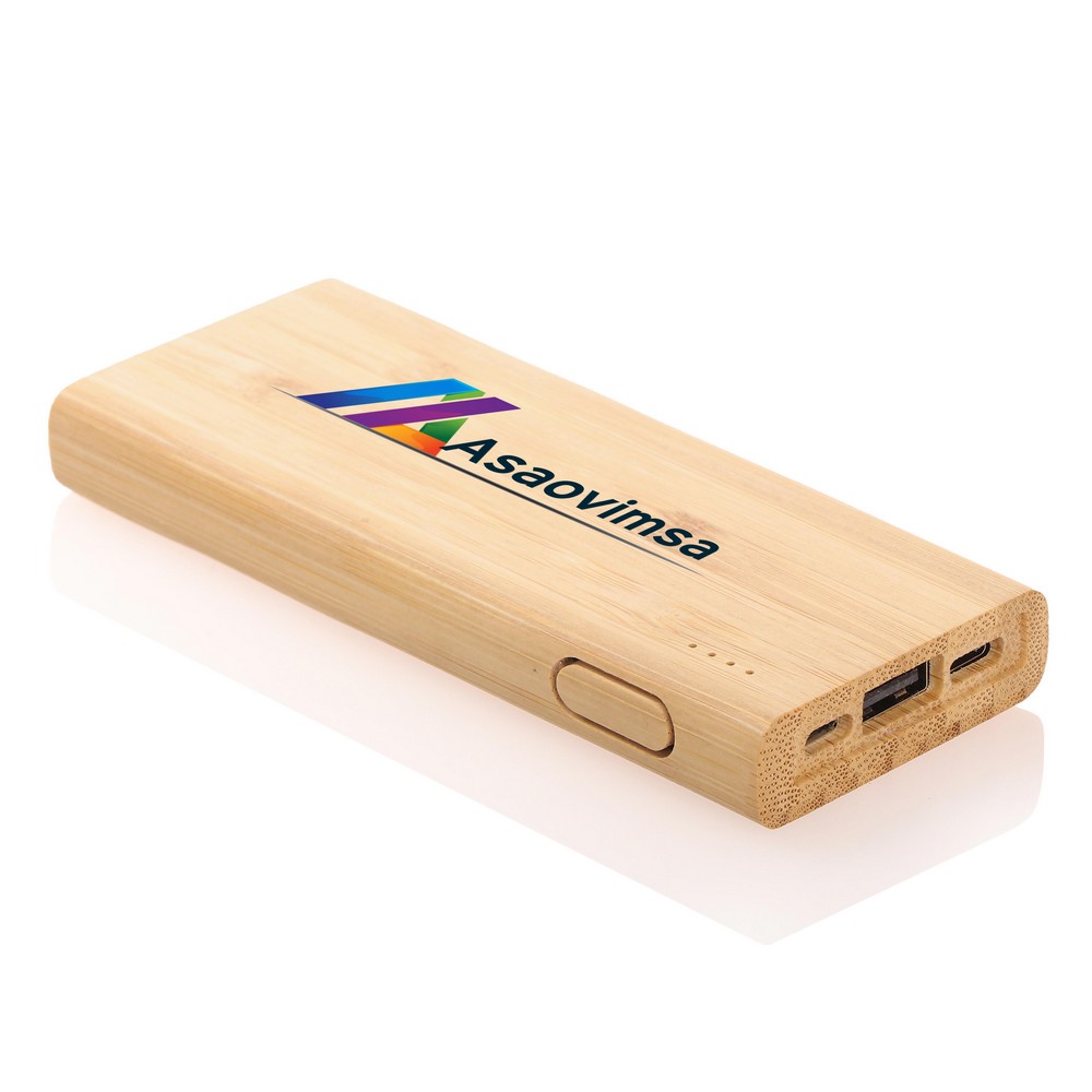 B'RIGHT Bambus-Powerbank 5000 mAh | Posey in Holz, Ansicht 8