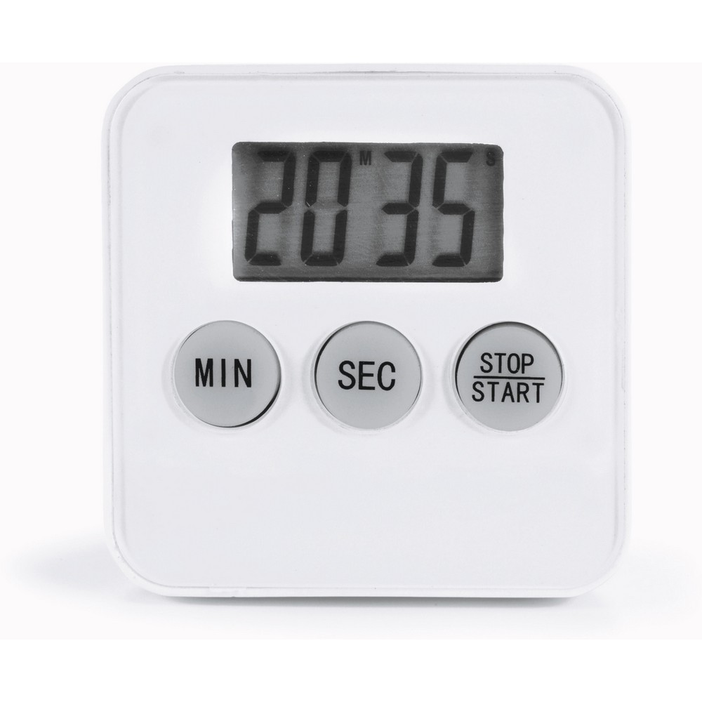 Küchentimer, Eieruhr, magnetisch in Weiß