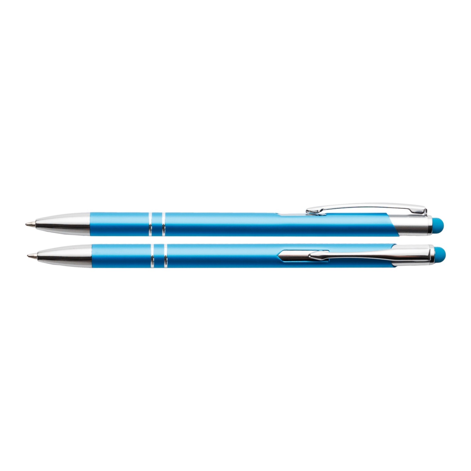 Bello Touchpen-Kugelschreiber | Metall in Türkis
