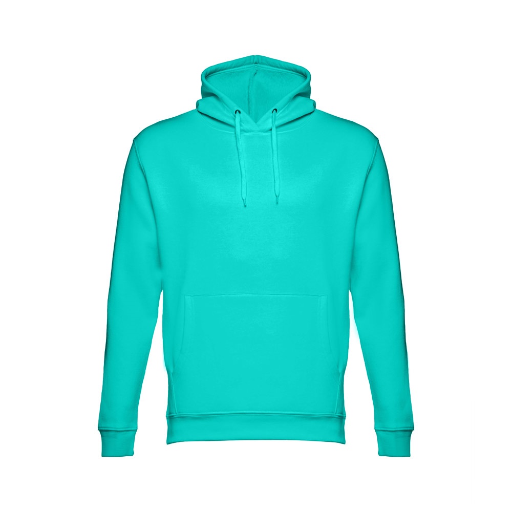 Sweatshirt (unisex) mit Kapuze aus Baumwolle und Polyester | THC Phoenix – Türkisgrün