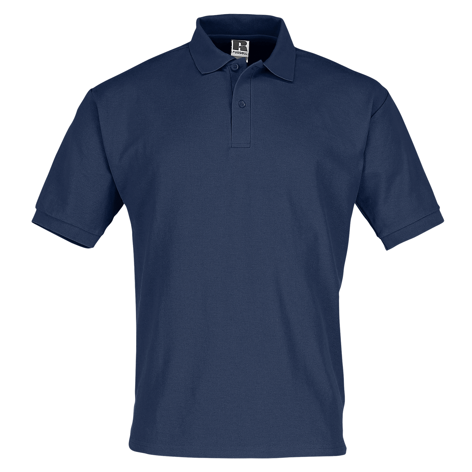 Russell Classic Mischgewebe Polo in French Navy