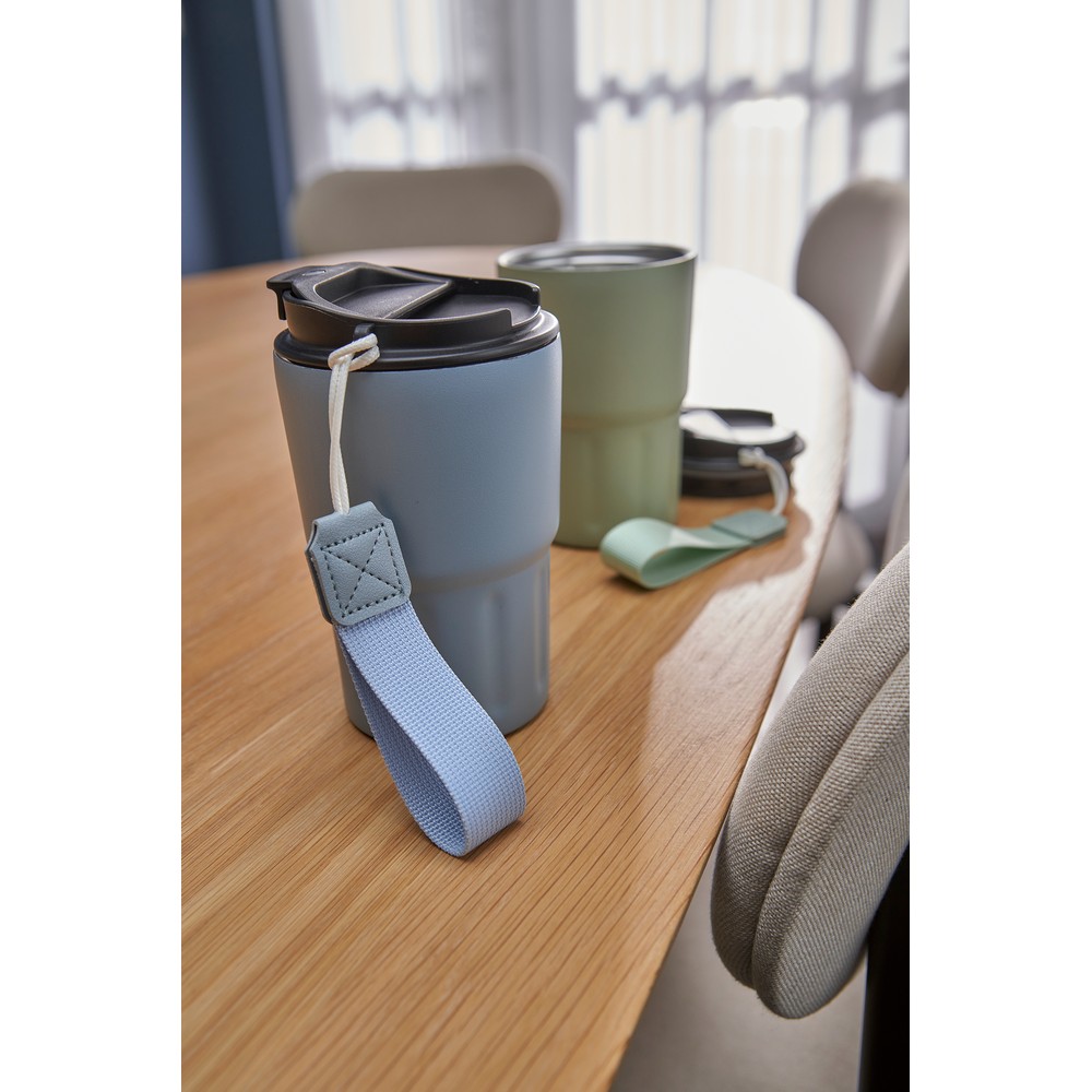 Thermobecher 320 ml in Himmelblau, Ansicht 3