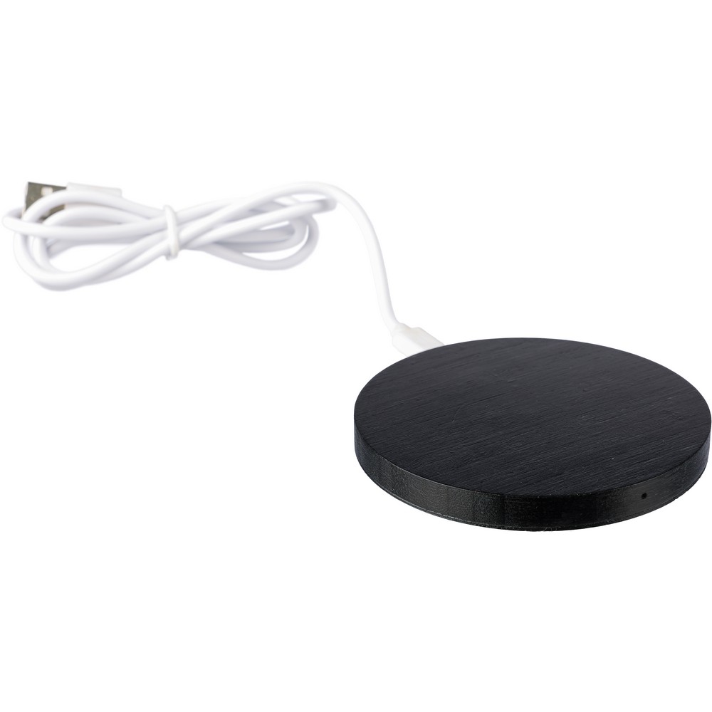 Bamboo Wireless Ladegerät in Schwarz, Ansicht 5