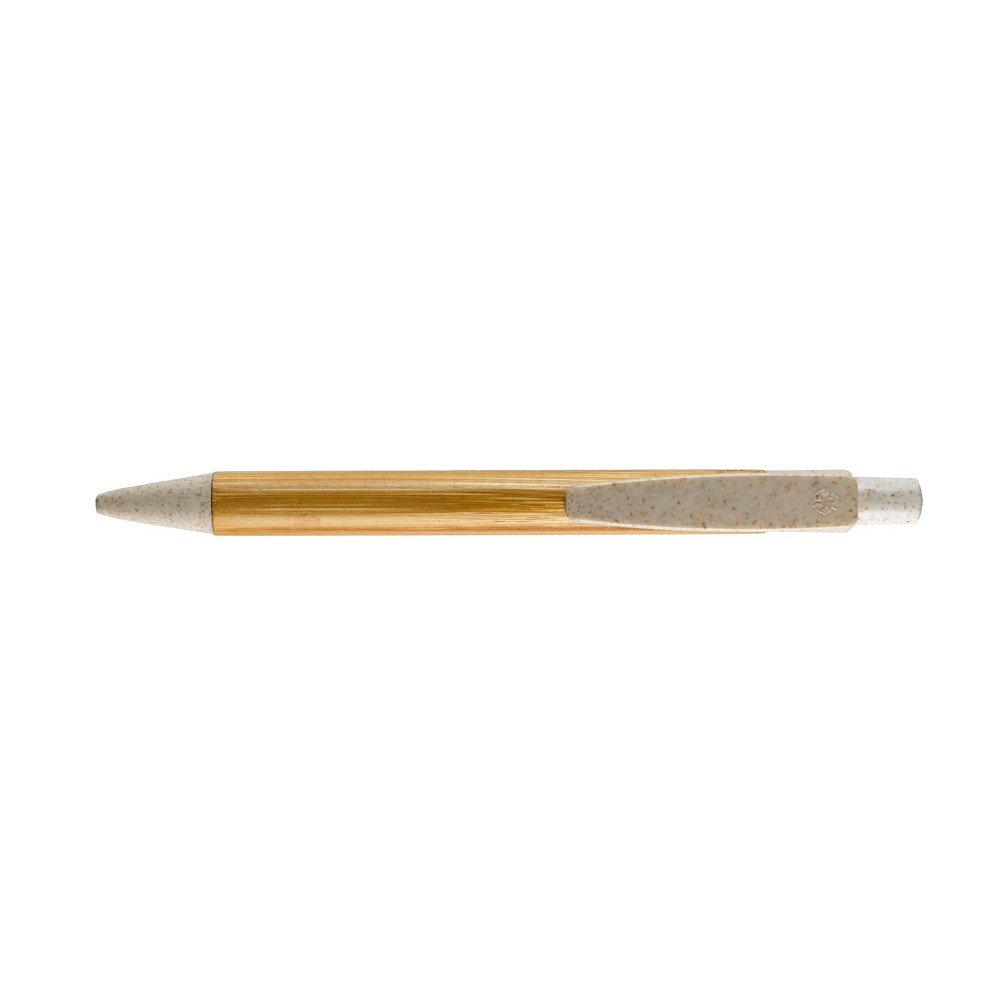 Kugelschreiber mit Bambus-Schaft | Brock in Beige, Ansicht 5