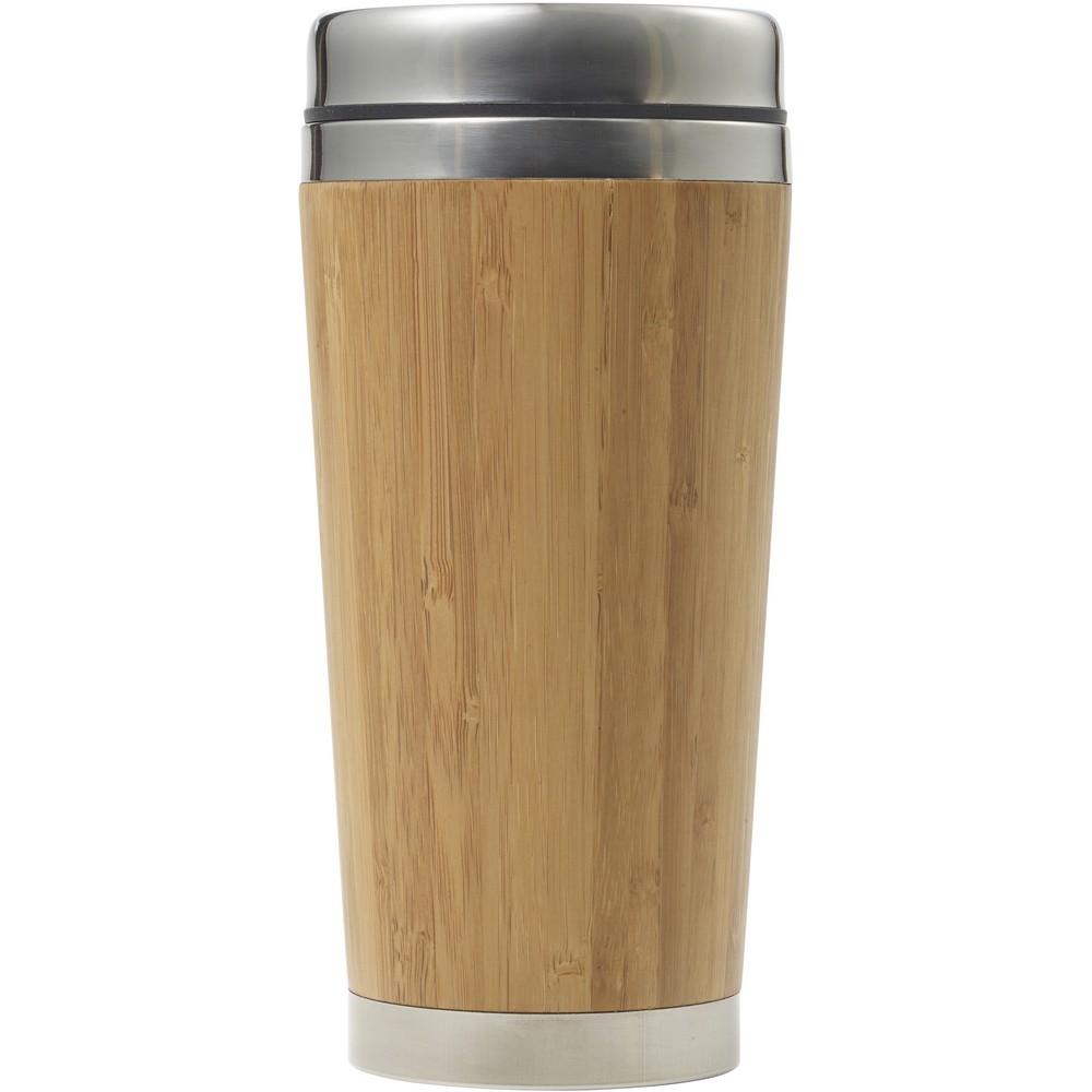 Reisebecher aus Bambus 400 ml in Hellbraun, Ansicht 5