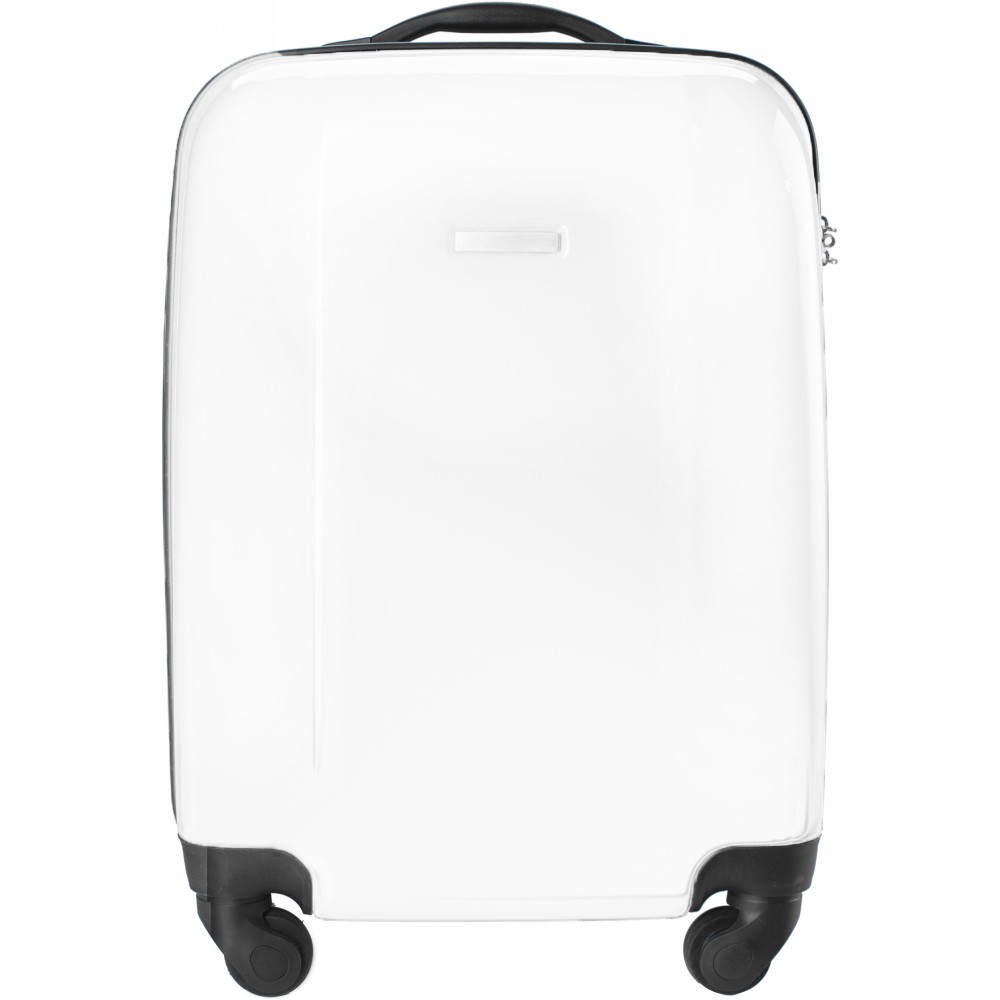 Trolley-Reisetasche in Weiß, Ansicht 4