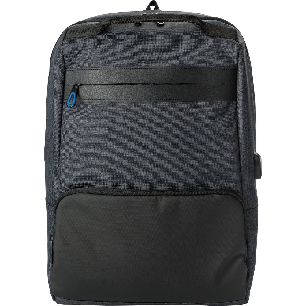 Laptop-Rucksack 15" in Schwarz, Ansicht 4