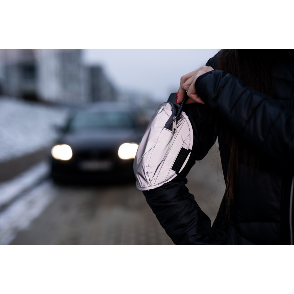 Armband, Tasche für Mobiltelefon | Robin in Grau, Ansicht 9