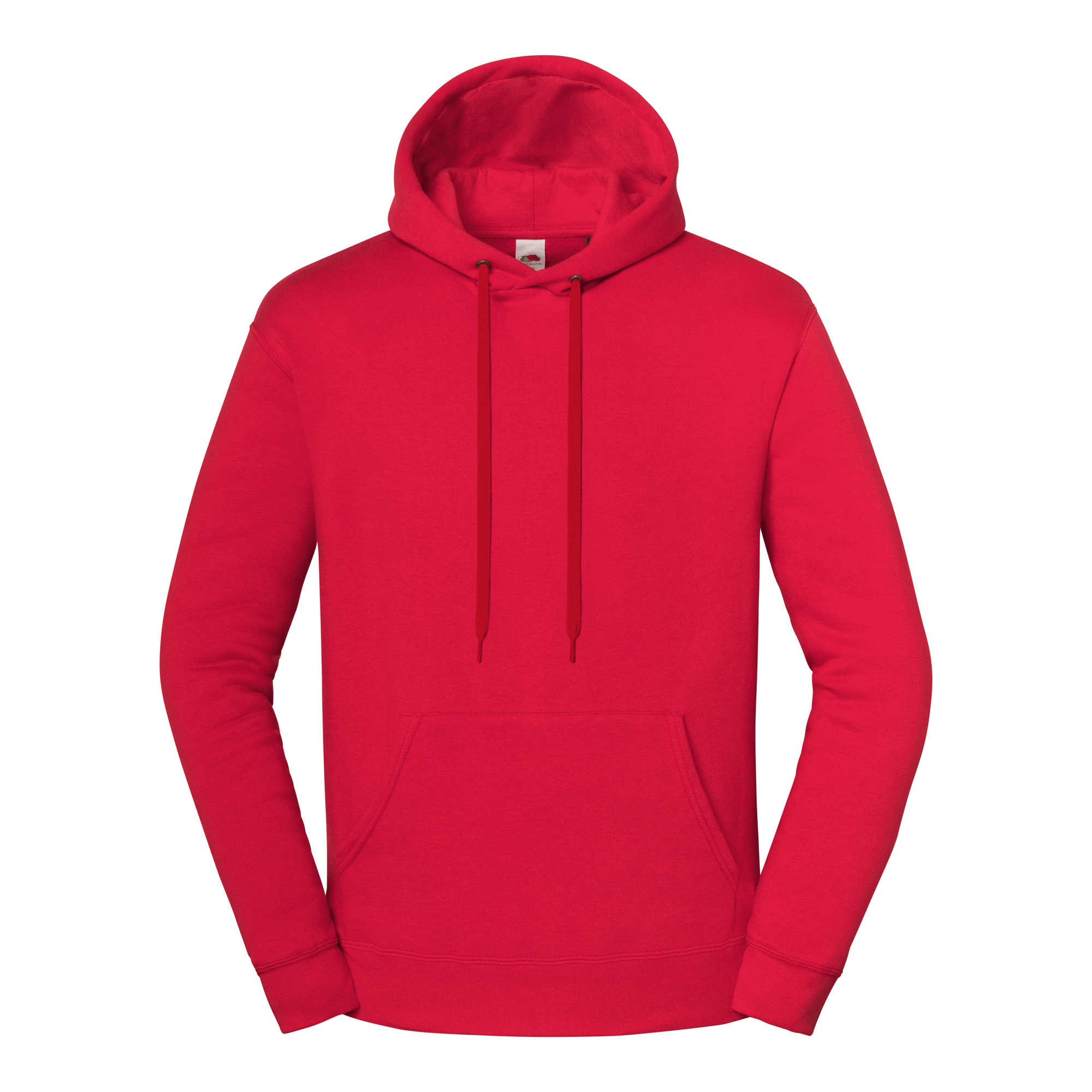 Fruit of the Loom Iconic Premium Kapuzen Sweat in Rot