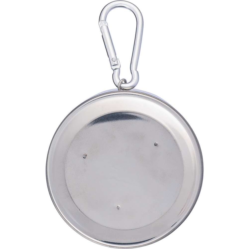 Faltbarer Reisebecher 220 ml in Silber, Ansicht 11