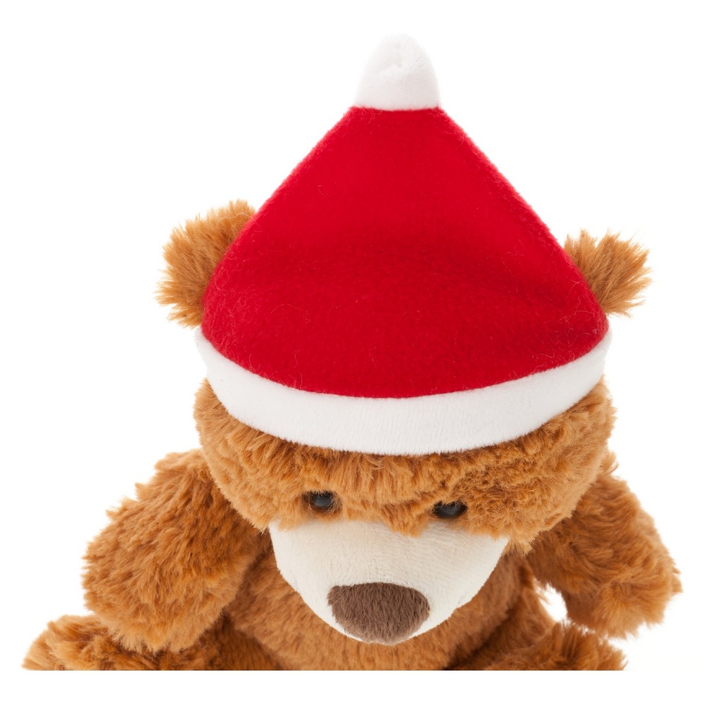 Teddybär mit Weihnachtsmann-Kleidung | Santi in Braun, Ansicht 6
