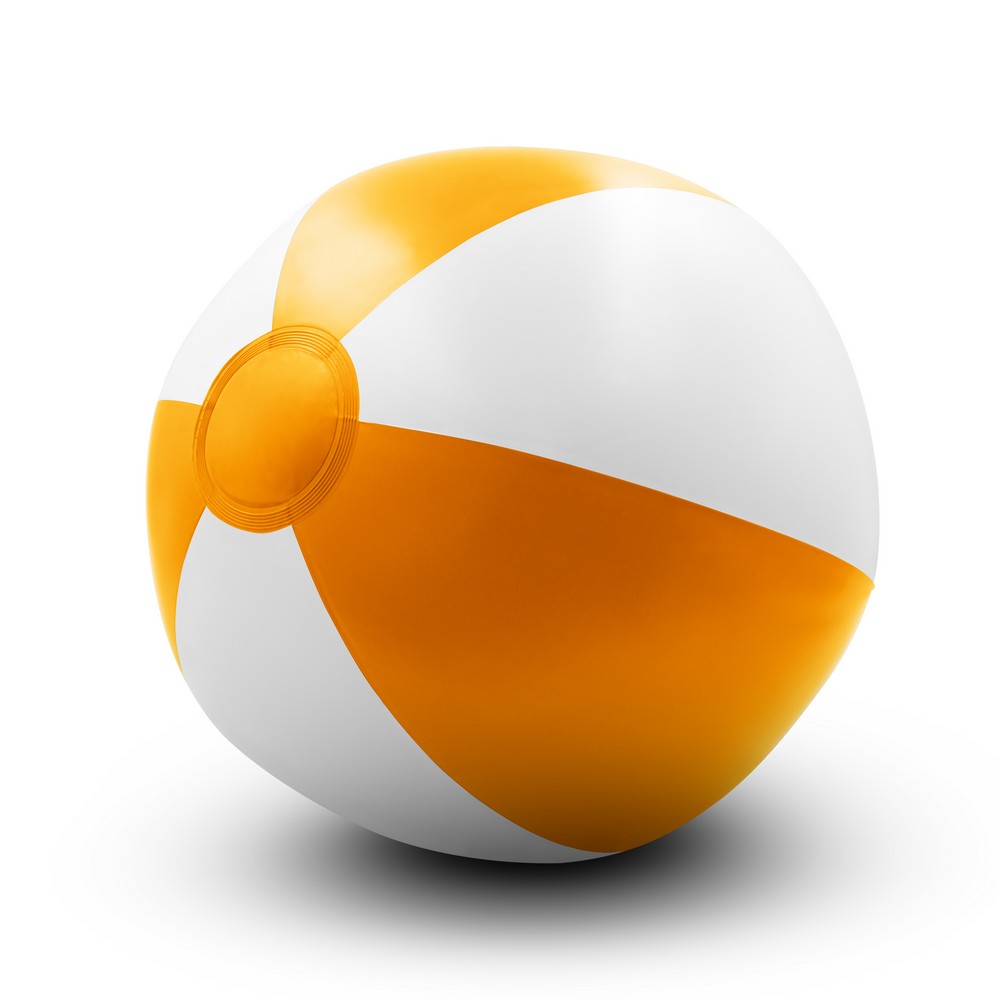 Strandball, aufblasbar in Orange