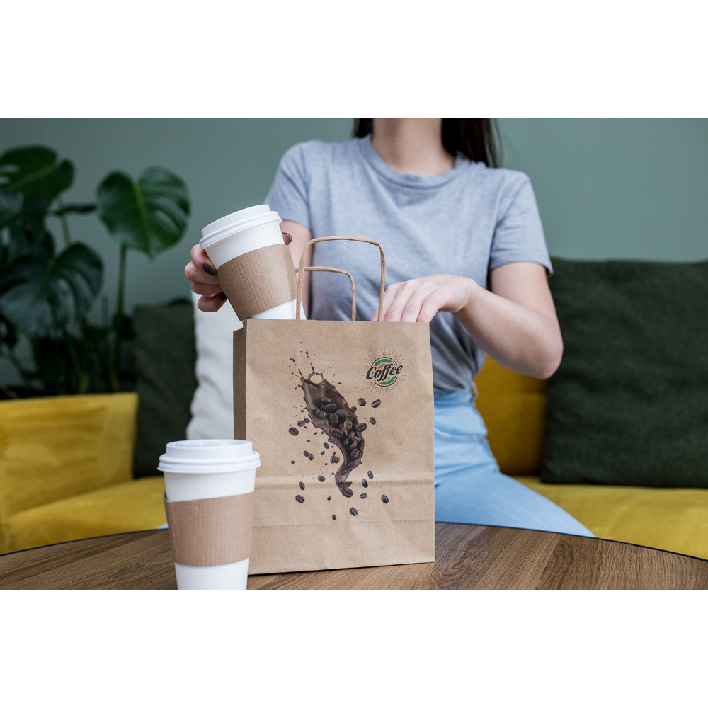 Papiertasche A5 | Wanda S in Neutral, Ansicht 14
