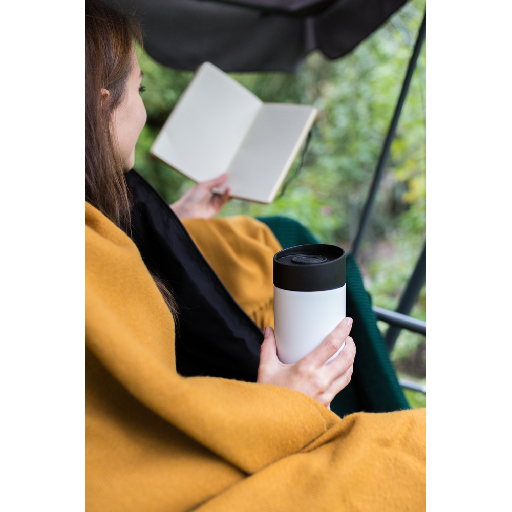 Thermobecher 330 ml Air Gifts | Stephanie in Schwarz, Ansicht 16