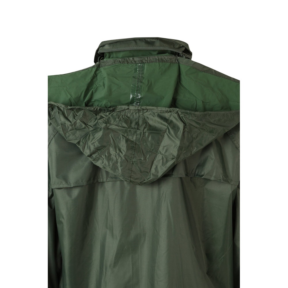 Regenanzug (225g/m²), zweiteilig aus Polyester (100%) mit PVC-Beschichtung | VL Sedna – Grün, Ansicht 3
