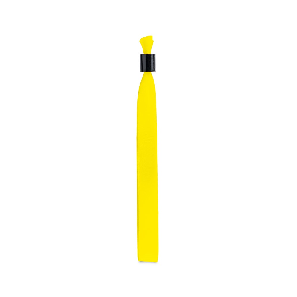 Veranstaltungsarmband aus Satin | Seccur – Gelb, Ansicht 2