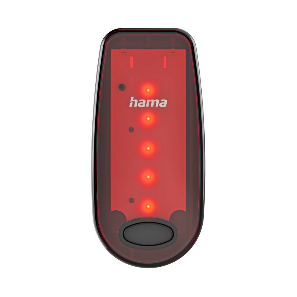Fahrradlampe, Warnleuchte Hama in Schwarz, Ansicht 7