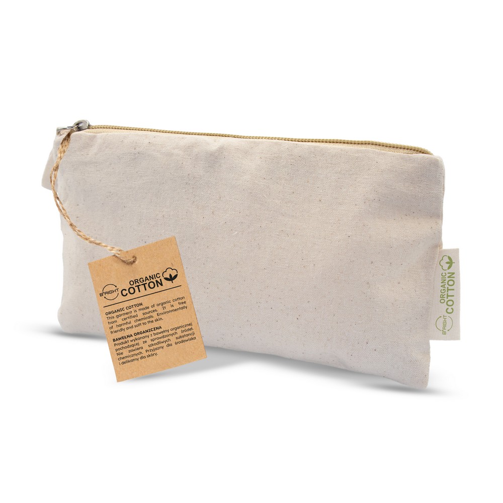 B'RIGHT Kosmetiktasche aus organischer Baumwolle | Reons in Beige