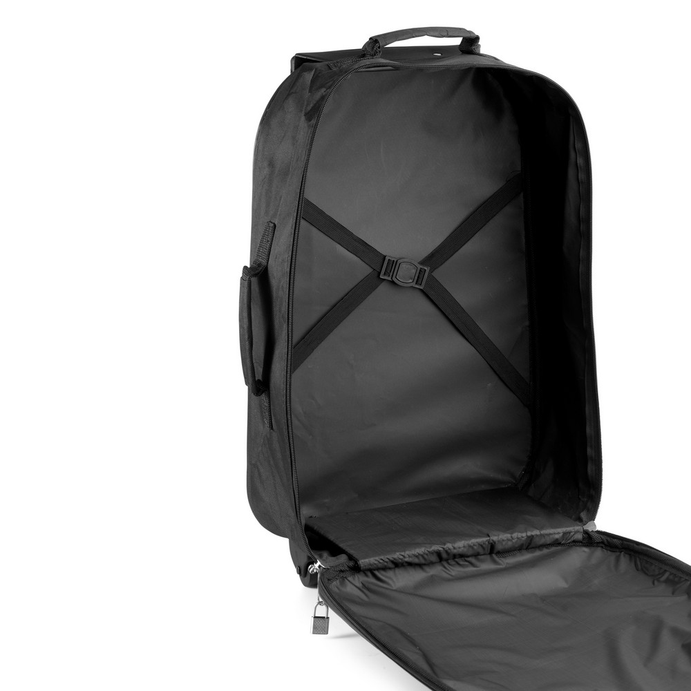Trolley-Reisetasche, faltbar in Schwarz, Ansicht 3