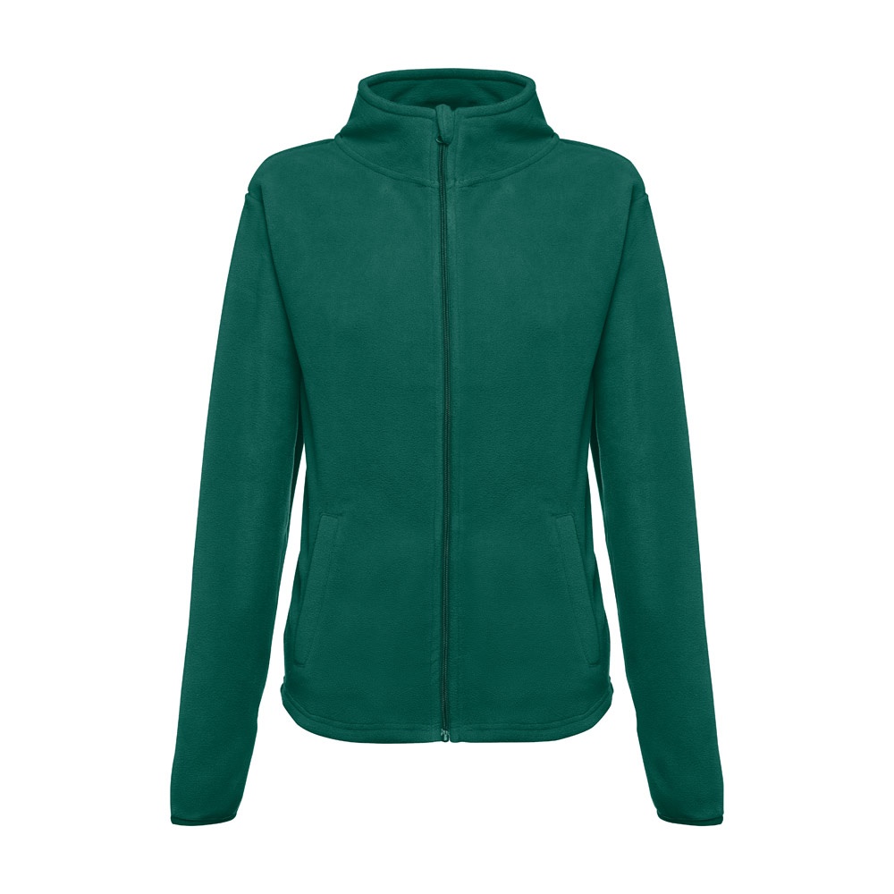 Polarfleecejacke aus Polyester mit Gürtel für Damen | THC Helsinki Women – Dunkelgrün