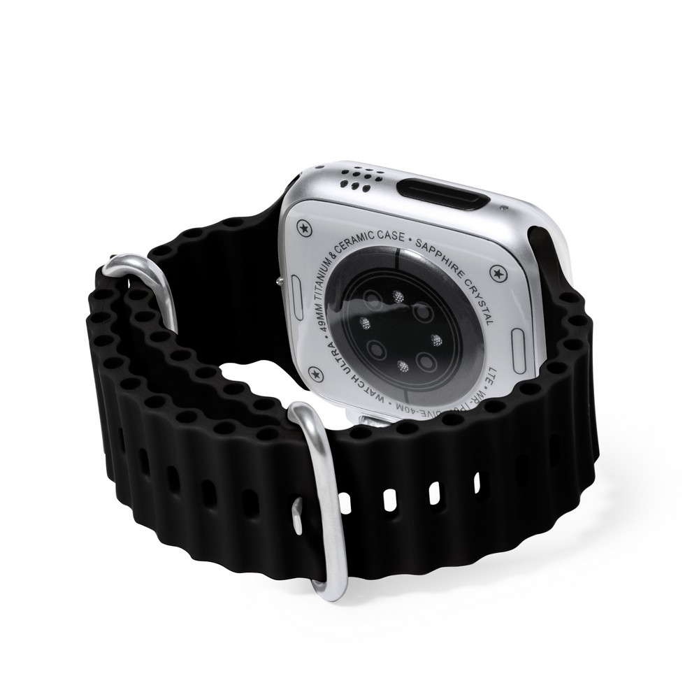 Aktivitätsmonitor, kabellose Multifunktionsuhr in Schwarz, Ansicht 5
