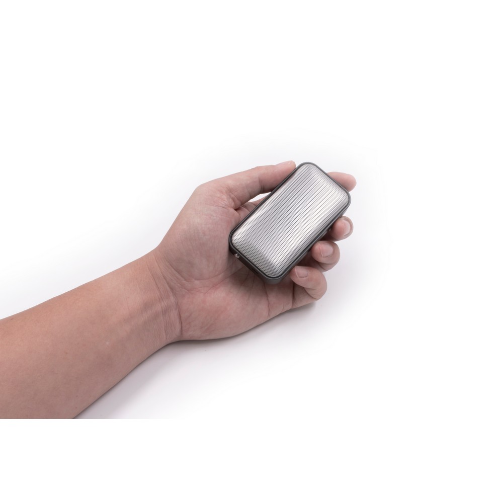 Kabelloser Lautsprecher BrandCharger Nano in Grau, Ansicht 2