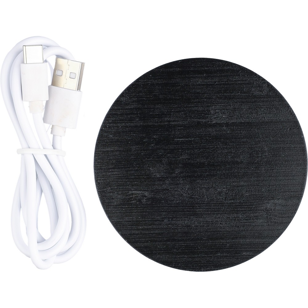 Bamboo Wireless Ladegerät in Schwarz, Ansicht 10