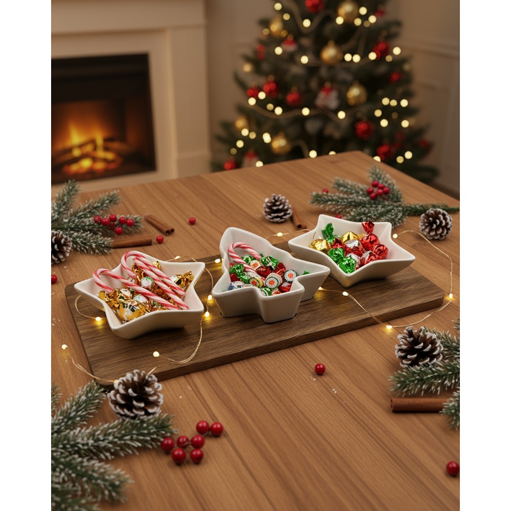 Weihnachts-Dip-Set in Weiß, Ansicht 9