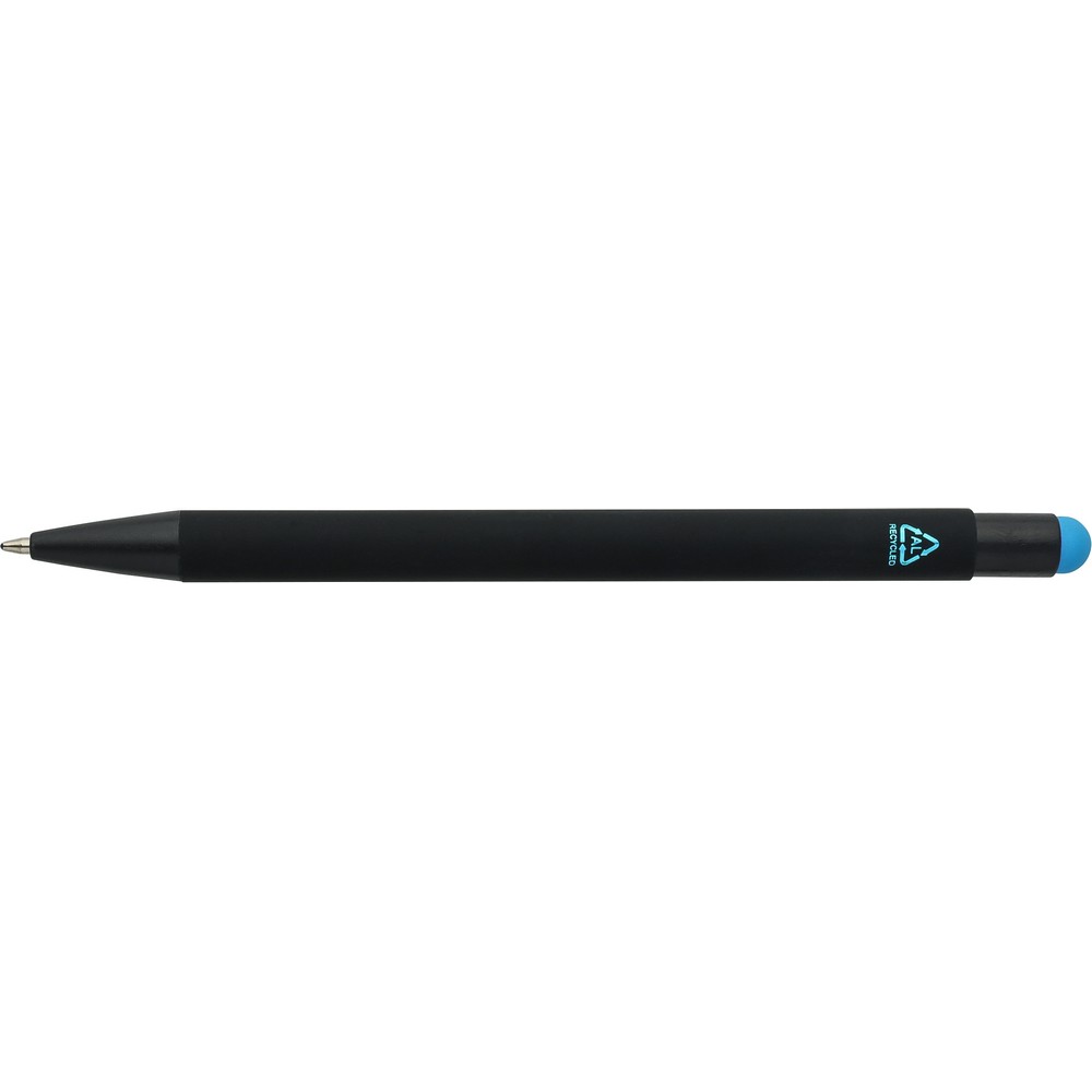 Kugelschreiber mit Stylus-Spitze in 10 Farben – VB286 in himmelblau, Ansicht 4