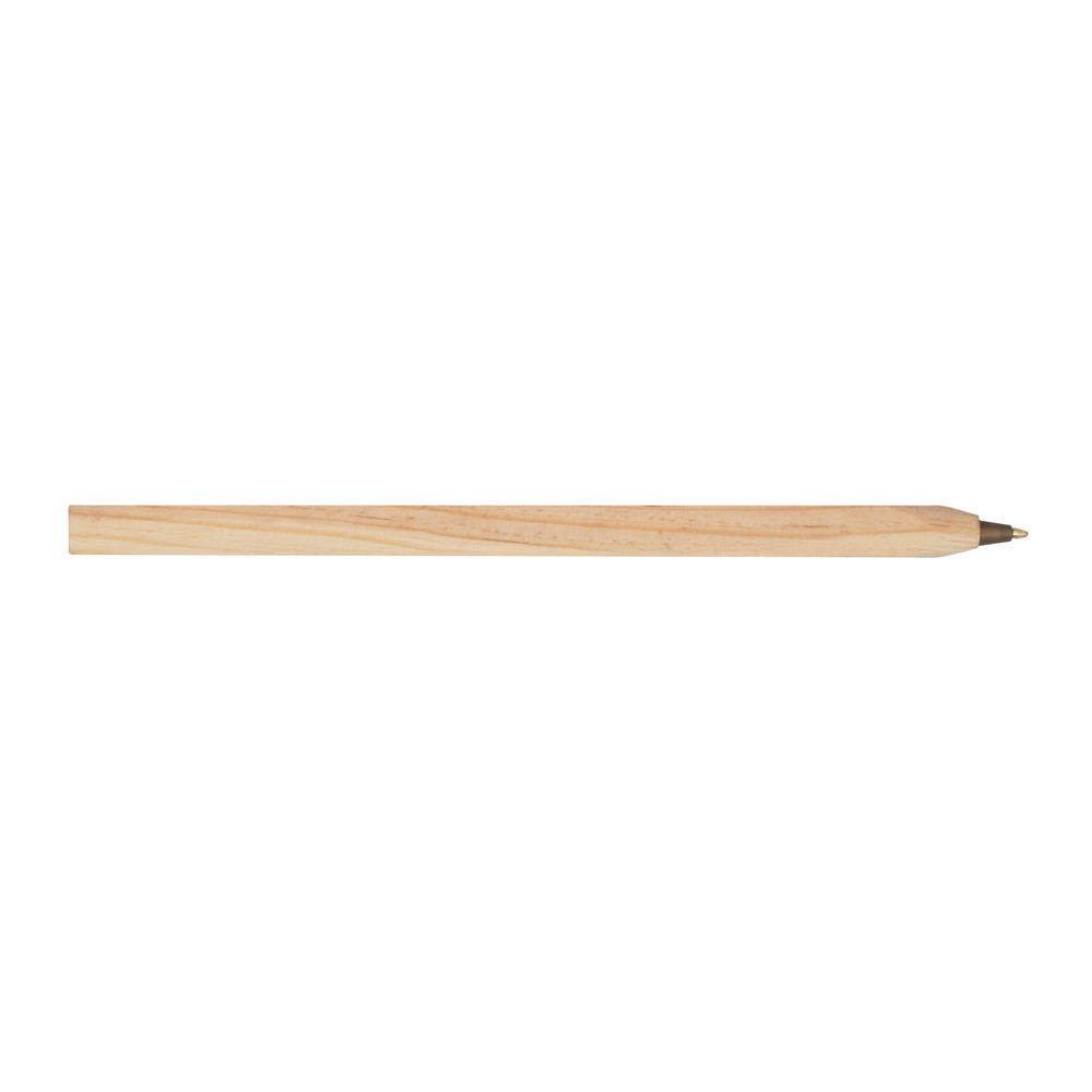 Kugelschreiber aus Holz mit quadratischem Schaftquerschnitt | Arisoa in Neutral, Ansicht 7