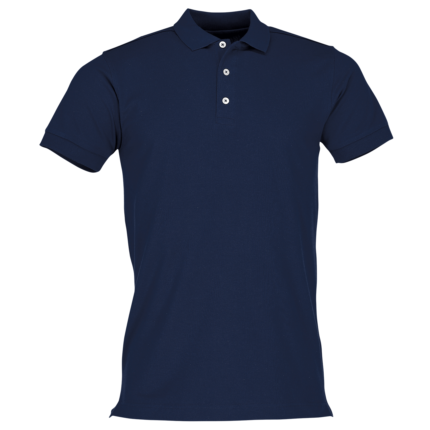 Russell Körperbetontes Stretch-Polo in French Navy