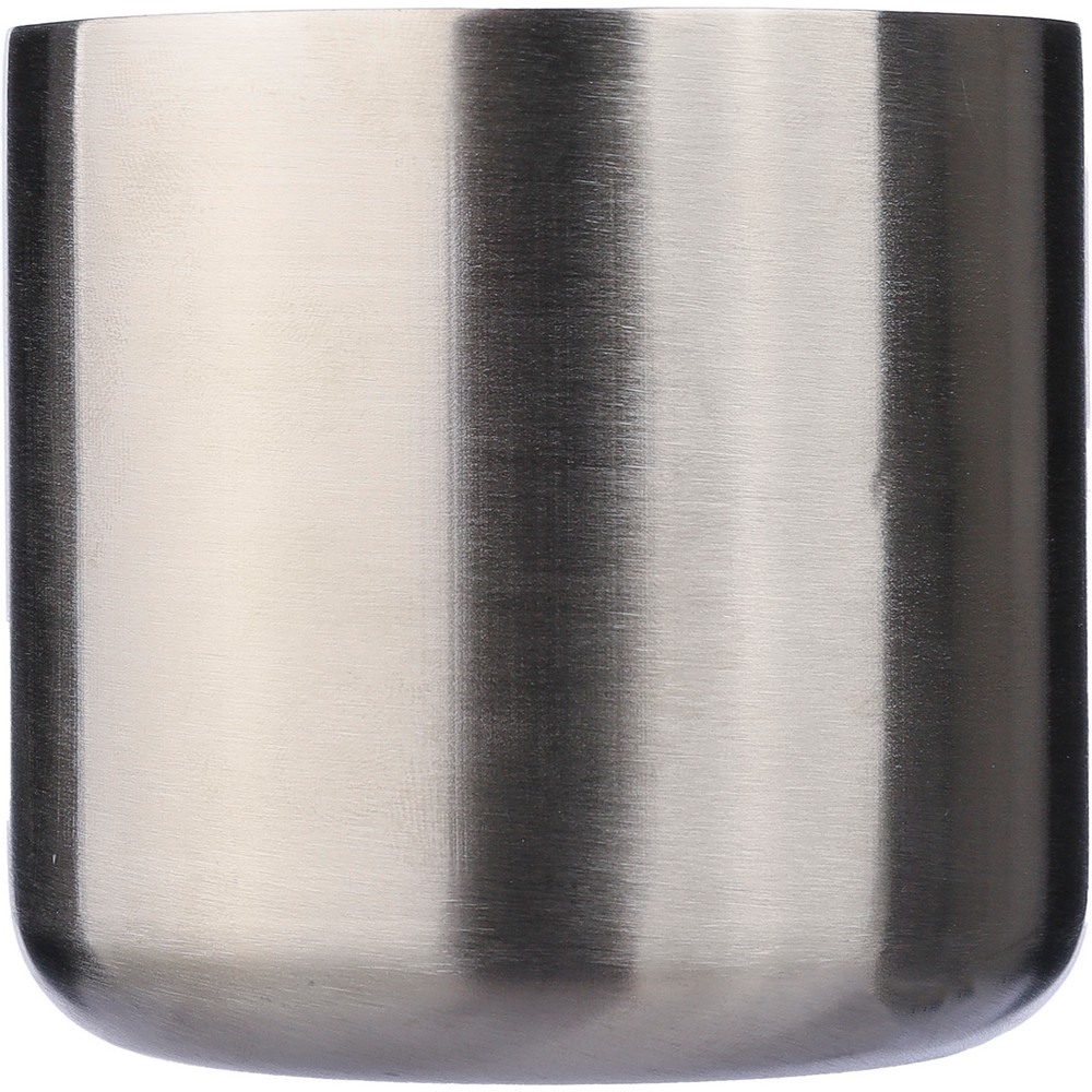 Becher 400 ml aus recyceltem Edelstahl in Silber, Ansicht 3