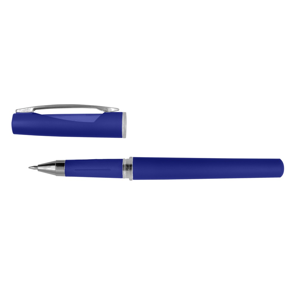 Gelkugelschreiber mit Verschluss in 7 Farben in Himmelblau, Ansicht 7