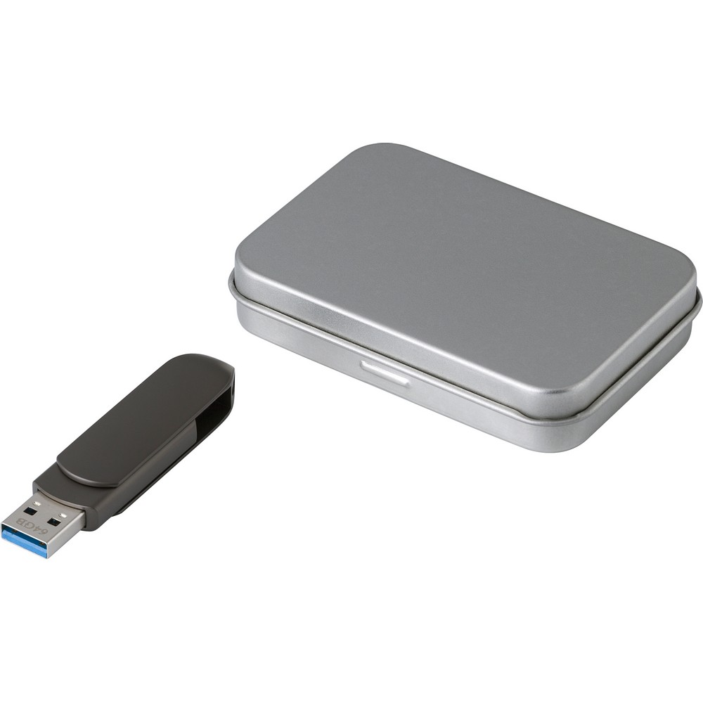 USB-Stick 64 GB in Graphit, Ansicht 3