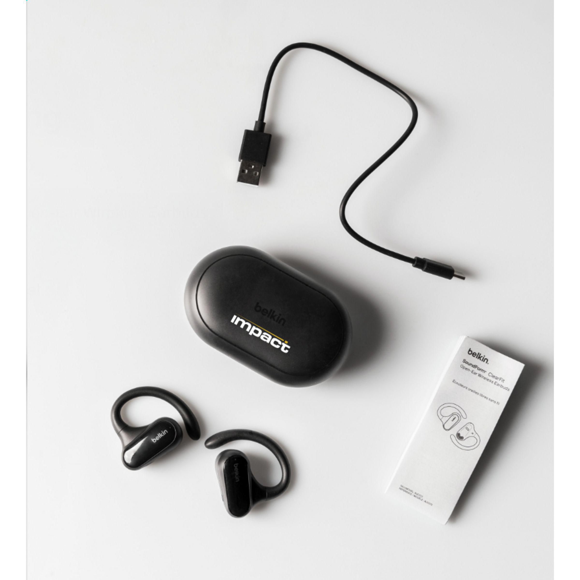 Belkin SoundForm ClearFit Open-ear Wireless Earbuds