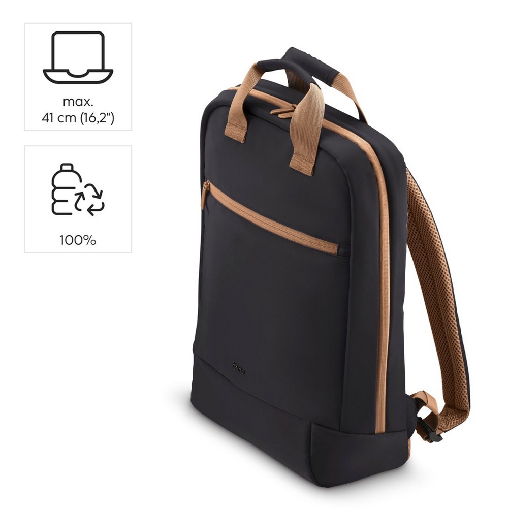 Laptop-Rucksack 16,2" Hama Lightweight in Schwarz, Ansicht 3