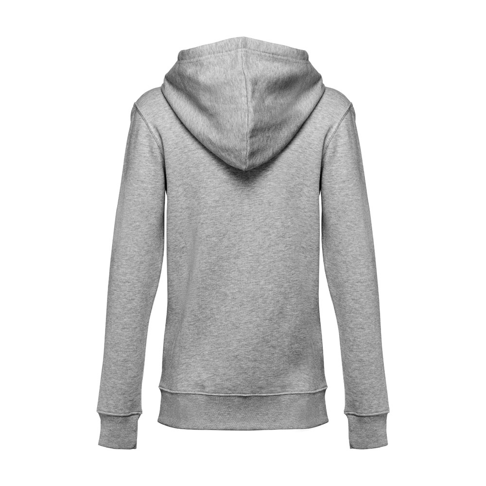 Sweatshirt für Frauen aus Baumwolle und Polyester | THC Amsterdam Women – Hellgrau melliert, Ansicht 2
