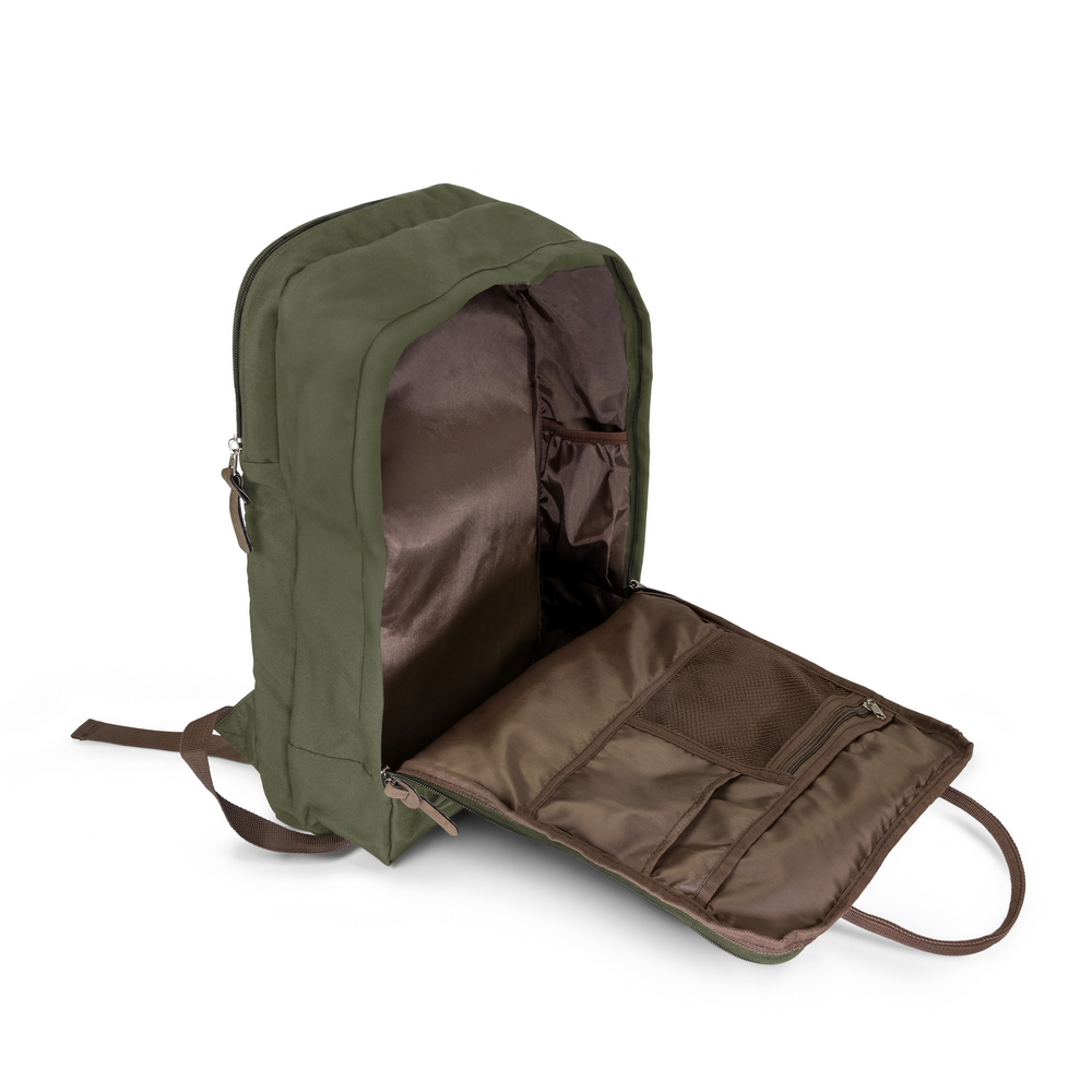 B'RIGHT Laptop-Rucksack 15,6", aus RPET | Finlay in Grün, Ansicht 3