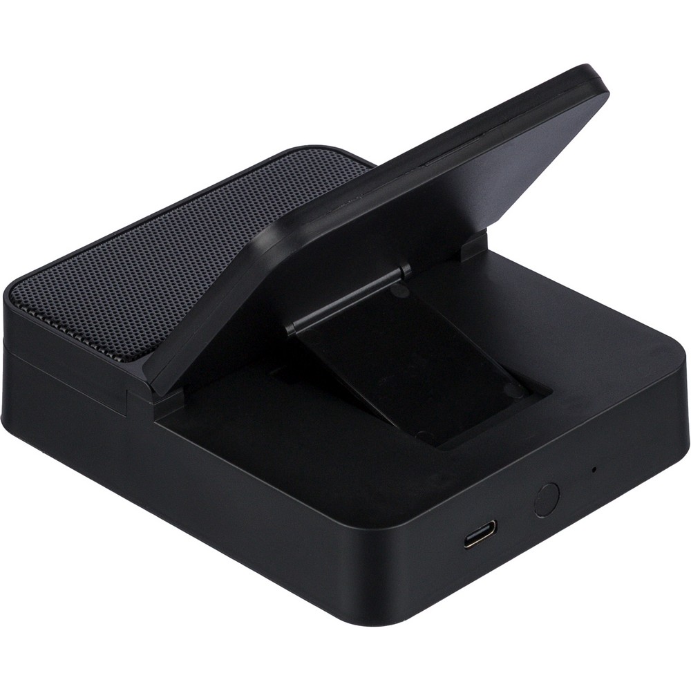 Wireless Ladegerät 3-in-1 in Schwarz, Ansicht 2