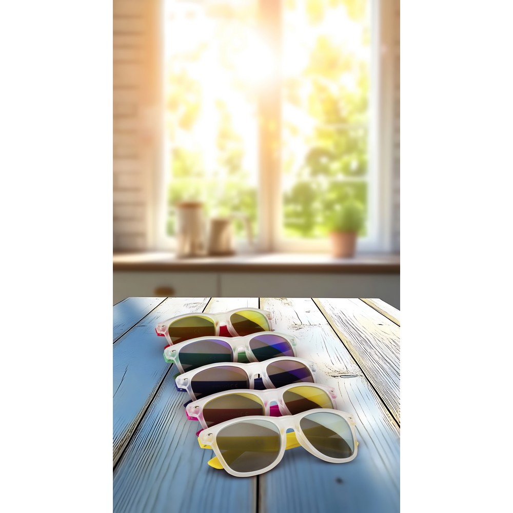 Sonnenbrille | Leroy in Rosa, Ansicht 5