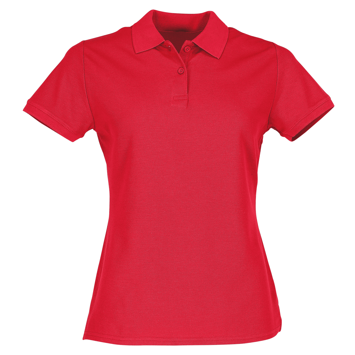 Fruit of the Loom Damen Premium Polo in Rot